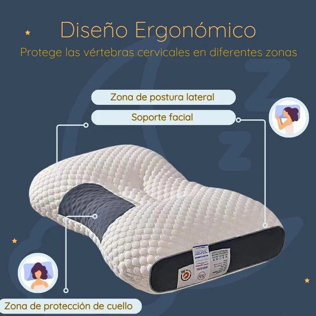 Almohada Ortopédica 3D Con alineación cervical perfecta